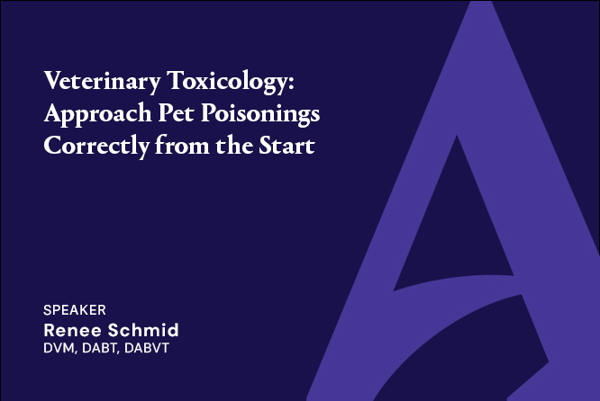 Veterinary Toxicology: Approach Pet Poisonings Correctly from the Start Webinar